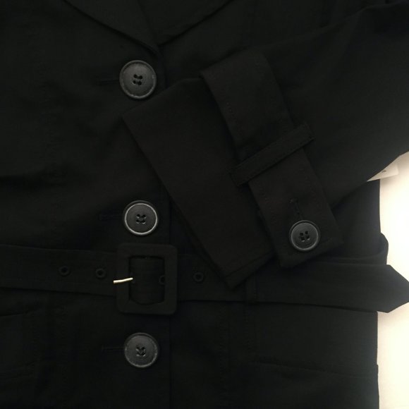 NWT Versatile Jacket Shacket Blazer w TRENCH DETAILS Nordstrom - Picture 4 of 8